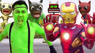 Superheroes VIETNAM - Part 2 | Siêu anh hùng đại chiến | Hulk vs Iron Man