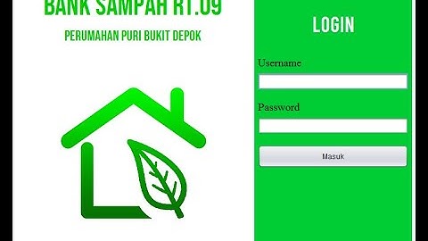 Sistem Informasi Bank Sampah Pada Lingkungan RT.09 Perumahan Puri Bukit Depok Berbasis Java Netbeans