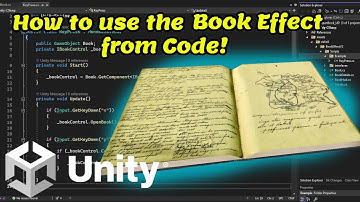 Book Effect:  Overview Using Book from Scripts (Unity3D) (better audio)