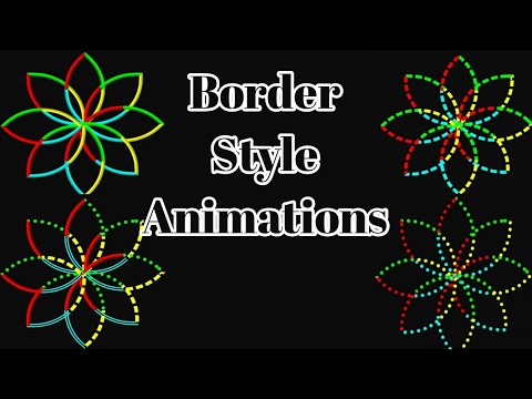 CSS flower animation #CSSflower #CSSanimation #CSSBorderStyle