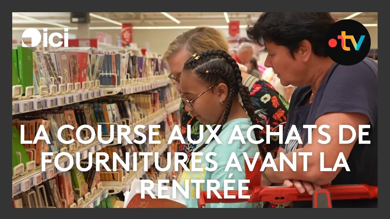 Rentrée scolaire : la course aux fournitures