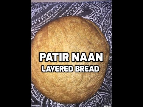 Uzbek Patir Non (Naan) Layered Bread In the Oven Video Recipe (No Yeast)