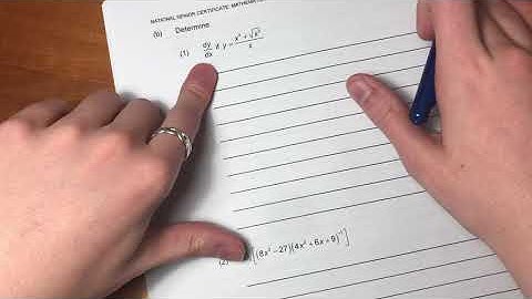 Maths Core - Paper 1 Nov 2019 (Q3 - derivatives)