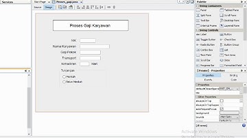 Pemerograman Java di dalam NetBeans part 1 membuat progam untuk menghitung gaji