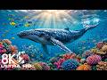 Crystal Blue Aquarium 8K ULTRA HD 🐠 Exotic Reef Fish &amp; Calm Ocean Sounds for Deep Sleep