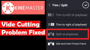 Kinemaster Split at Playhead not working problem fixed. Kinemaster Split at Playhead Solution