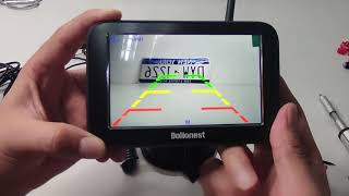 Yakry Y-19　ワイヤレスバックカメラ　ワイヤレスバックモニター　5インチモニター　分割画面　12V/24V対応　二年間保証