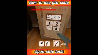 How To Use pin code #grannyallescape #gaming #thetwins #grannytipsandtricks #games #grannykill