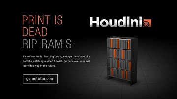 GaTu - Houdini - Procedural Bookcase