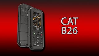 CAT B26 - бюджетный кнопочный защищённый телефон!
