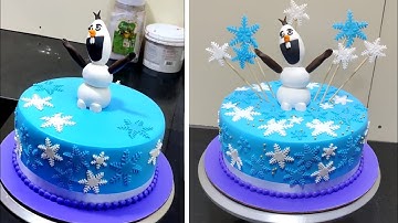 Olaf Cake | Olaf Cake Decorating | Olaf Frozen Cake ideas | Cake Video