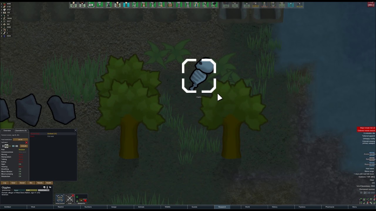 Weird Rimworld of Magic bug - YouTube
