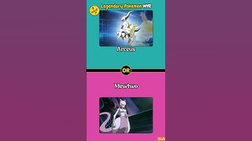 Which LEGENDARY POKEMON would you choose? | Pokemon Would You Rather