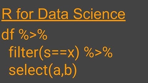 Data Science Tutorial: Using dplyr to filter, select, and summarise data