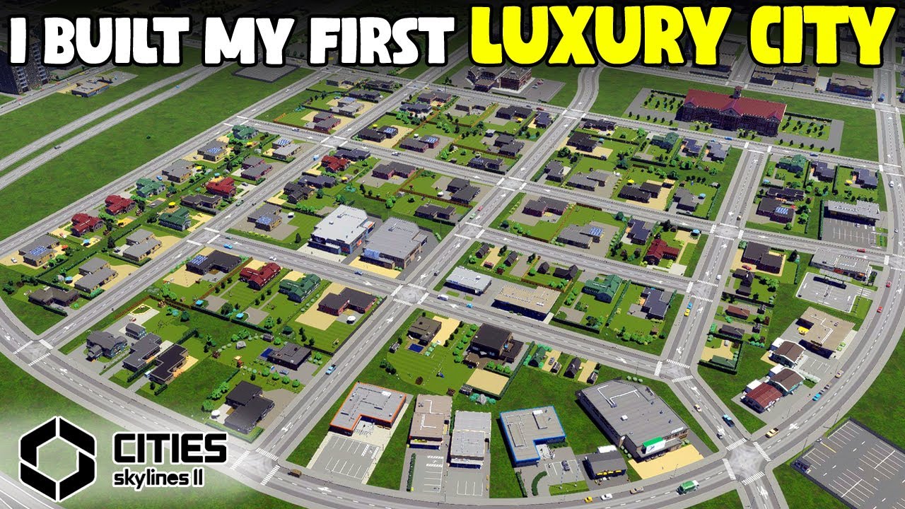 I BUILT MY FIRST LUXURY CITY | CITIES SKYLINES 2 GAMEPLAY IN HINDI ...