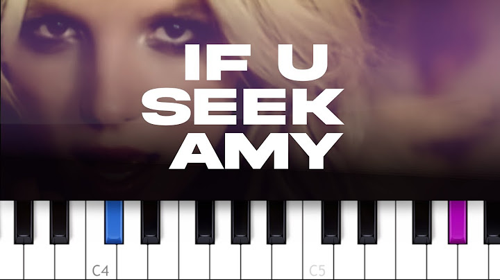 If U Seek Amy Piano version - Piano performance video thumbnail