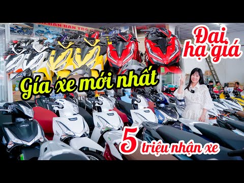 Video BẤT NGỜ GIÁ XE HONDA FUTURE 125 VARO 125 VARIO 150... - youtube