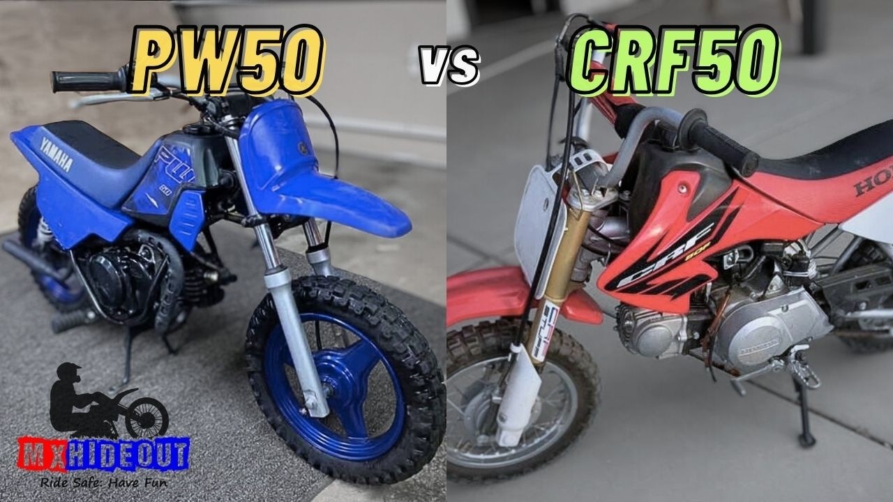 PW50 vs CRF50 - Which Is The Best First Dirt Bike For Kids? - YouTube