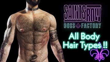 Saints Row BOSS FACTORY - All Body Hair Types (Extended Look)