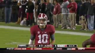 2012 #13 Mississippi State vs. #1 Alabama Highlights