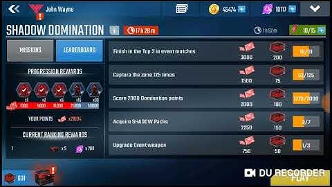 N.O.V.A. Legacy Shadow Domination event