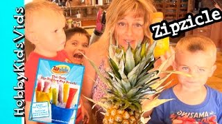 Diy Zipzicle Fresh Fruit Frozen Popsicles Root Beer Float Popsicles Hobidsvids