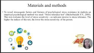 ANALYSIS OF THE LEVEL OF STRESS TOLERANCE IN DENTAL STUDENTS IN THE INITIAL PERIOD OF TRAINING