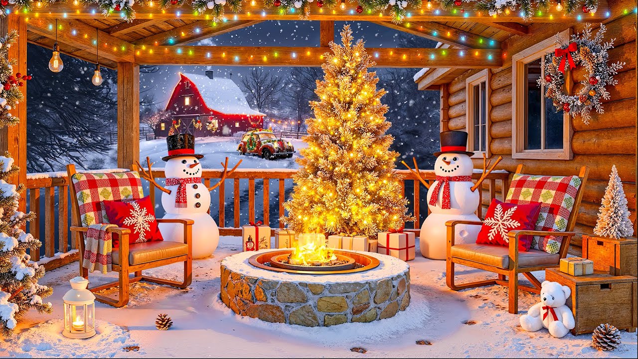 Beautiful Snowy Porch Christmas Ambience ☃️ Instrumental Christmas Music 🎁 Cozy Christmas Ambience auf YouTube ansehen Beautiful Snowy Porch Christmas Ambience ☃️ Instrumental Christmas Music 🎁 Cozy Christmas Ambience auf YouTube ansehen