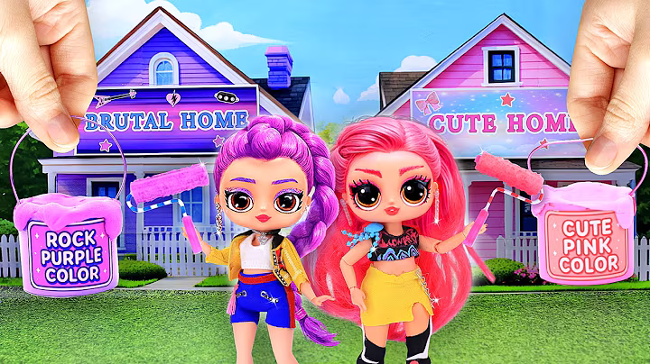 We Build Rock and Cute Doll House for K-pop Demon Hunters! 10 DIYs