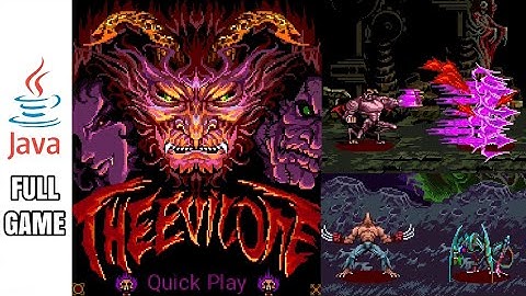 THE EVIL ONE - Java Game (Full Gameplay No Commentary)