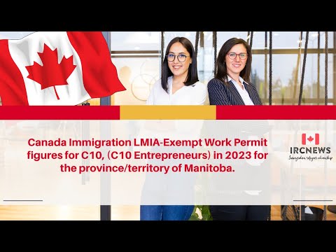 Canada LMIA-Exempt Work Permit (C10) | Entrepreneurs Stats for Manitoba (2023)