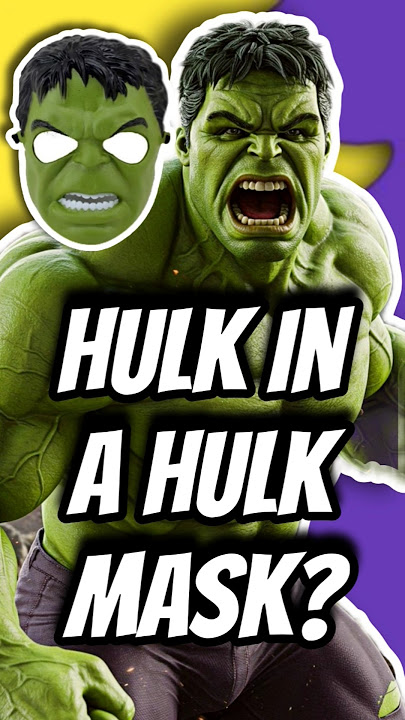 Hulk in a Hulk mask? #shorts #hulk #HollywoodFacts #USTrivia #HollywoodHistory #marvel