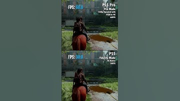 Last of Us Part 2 on PS5 Pro LOOKS as good at 60FPS vs. 30FPS Standard Console #ps5pro