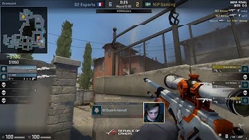 G2 vs Nip. REZ breaks the defense with a double killl Inferno. DreamHack Masters Malmö 2017