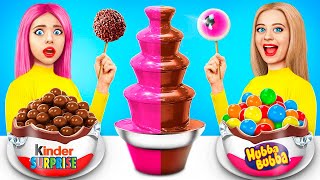 Chocolate Fountain Fondue Challenge | Sweets & Snacks with Chocolate Cover by RATATA screenshot 2