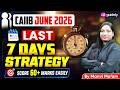 CAIIB June 2026 | 7 Days Strategy to Clear BFM | CAIIB BFM Strategy | BFM By Manvi Ma'am