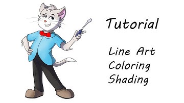 Learn line art, coloring, and cell shading in Photoshop
