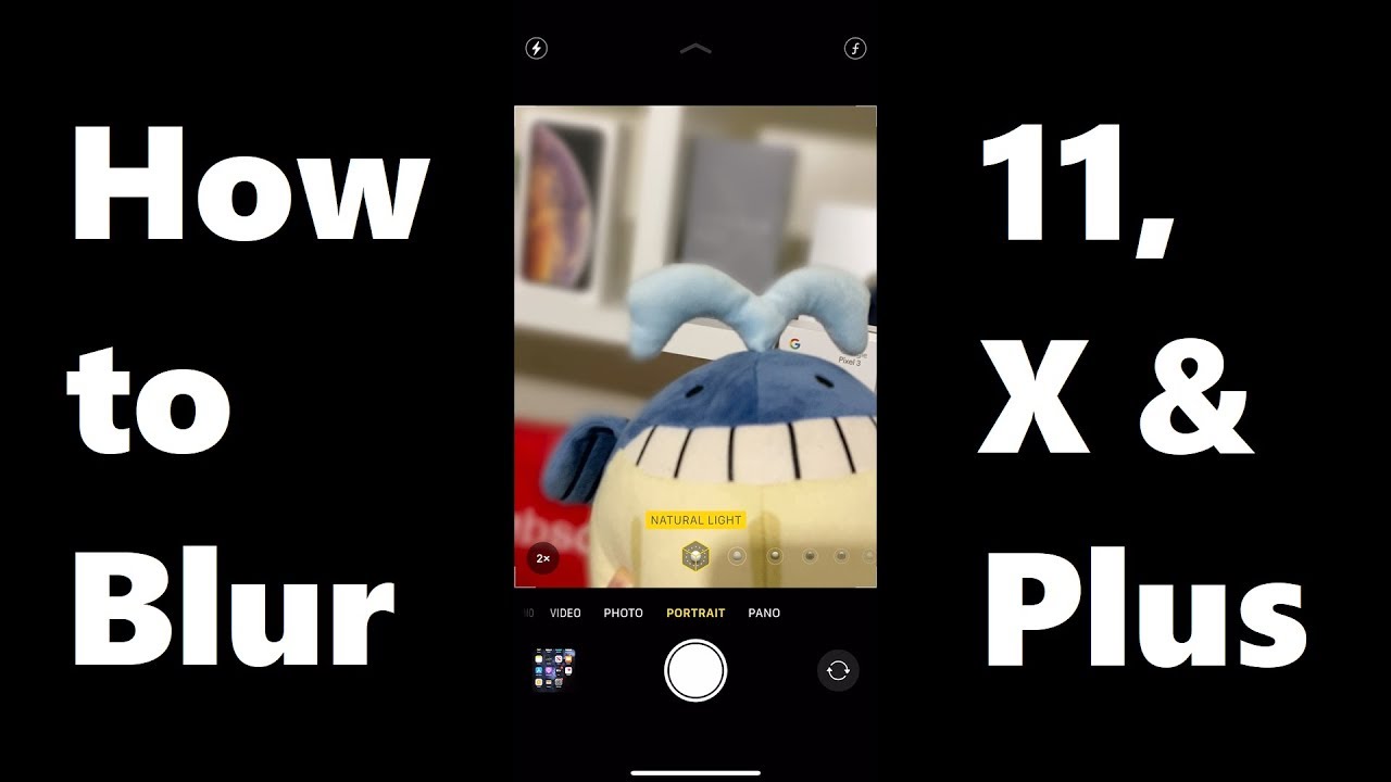 iPhone 11 How to Blur Background on Camera Photos (iOS 13) - YouTube