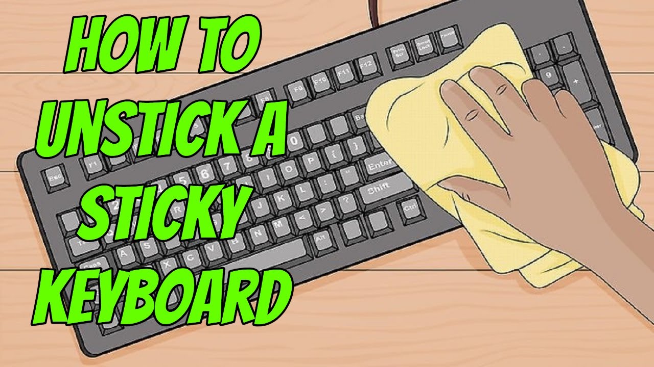 How to Unstick a Sticky Keyboard - YouTube