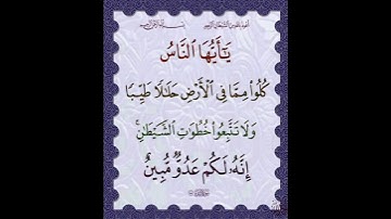 سورة البقرة الآية الآية ( 168 )