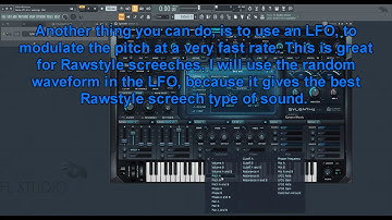 How To Make A Basic Hardstyle Screech In Sylenth1