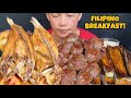 Filipino almusal mukbang asmr  filipino food mukbang philippines