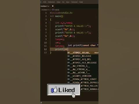 Write a c program swapping of two numbers using third variables ...