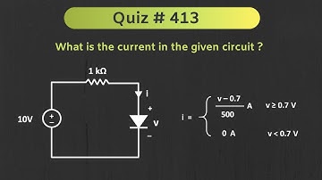 Diode Circuit Solved Problem | Quiz # 413