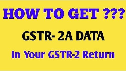 GST : HOW TO IMPORT INVOICES FROM GSTR 2A TO GSTR 2, HOW TO FILE GSTR 2, LIVE DEMO GSTR 2