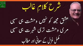 Download Lagu Ishq Mujh Ko Na Sahee Wehshat Hee Sahee Ghalib Ghazal Meanings عشق مجھ کو نہ سہی وحشت ہی سہی غالب MP3