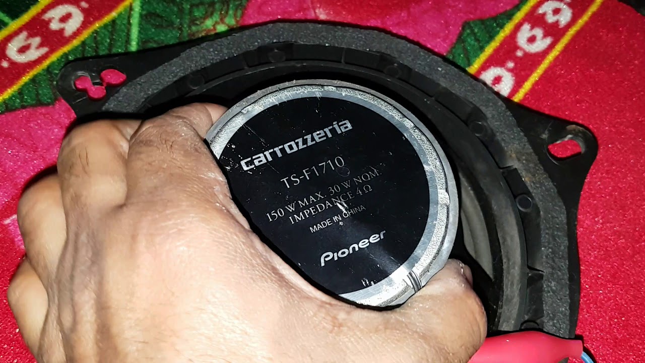 Pioneer TS-F1710 Carrozzeria Speaker Sound Test(1) - YouTube