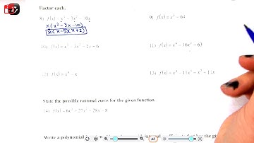 Polynomial Functions, Expressions, and Equations -IM3 Unit 3 Part 3A