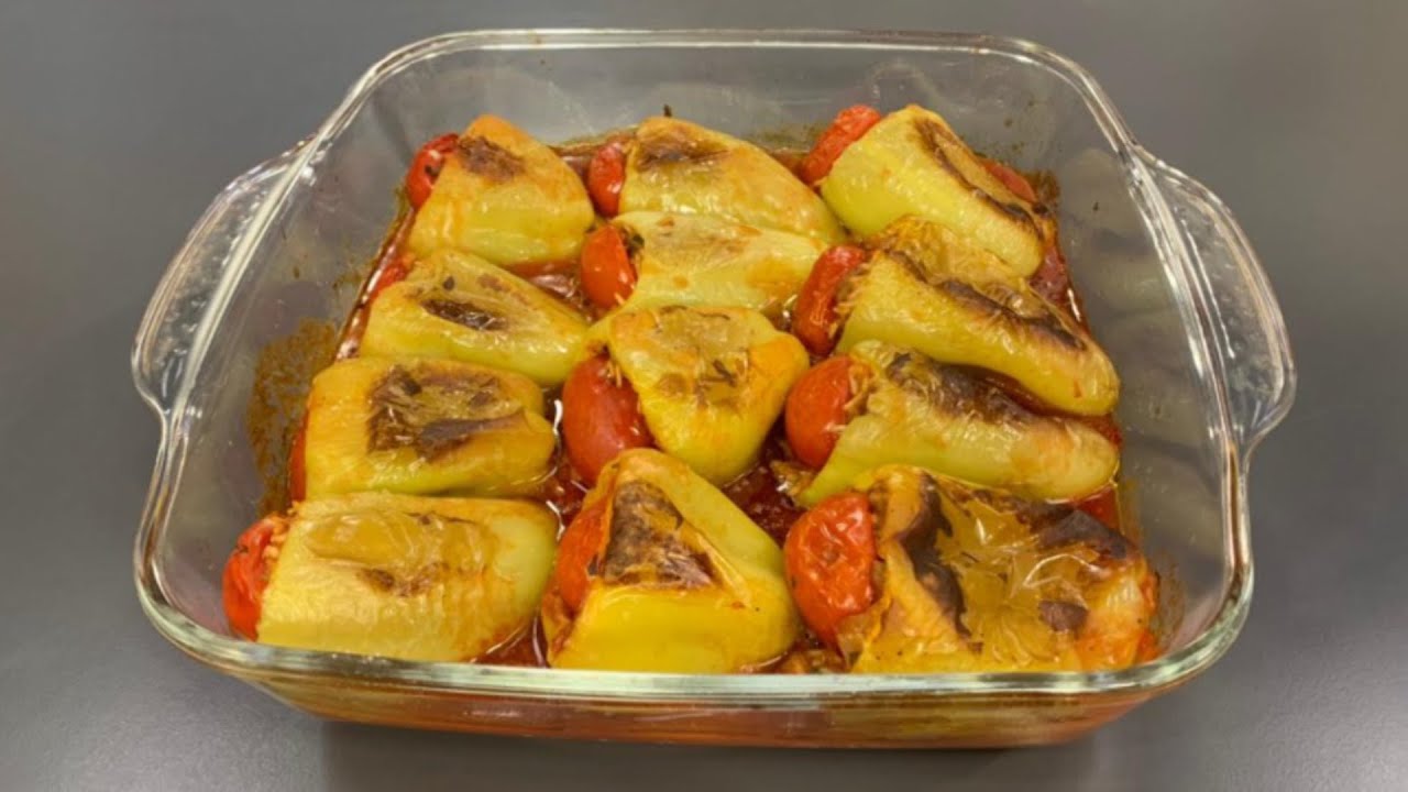 Speca të mbushur me salcë nga zonja Vjollca