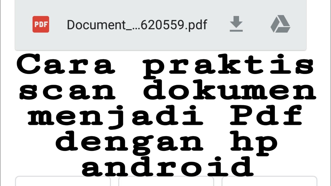 #cara scan dokumen menggunakan hp android# 